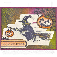 Tim Holtz Cling Stamps - Carved Halloween