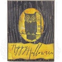 Tim Holtz Cling Stamps - Carved Halloween