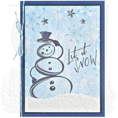 Tim Holtz Cling Stamps - Halftone Christmas