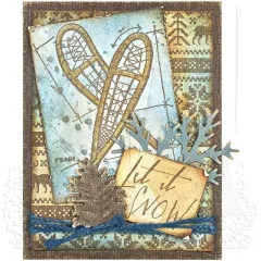 Tim Holtz Cling Stamps - Holiday Knits