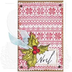 Tim Holtz Cling Stamps - Handwritten Holidays 2