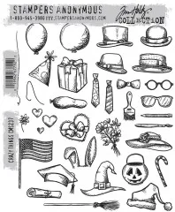 Cling Stamps by Tim Holtz - Crazy Things