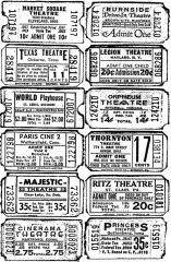 Cling Stamps by Tim Holtz - Ticket