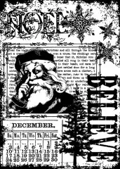 Cling Stamps by Tim Holtz - Components - Christmas Miracle
