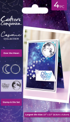 Clear Stamp & Cutting Die - Cosmic Collection - Over the Moon