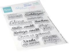 Clear Stamps - Nativity Tekst by Marleen