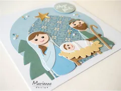Clear Stamps - Nativity Tekst by Marleen