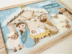 Clear Stamps - Nativity Tekst by Marleen
