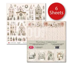 Natural Christmas - 12x12 Paper Set (6 Bögen)