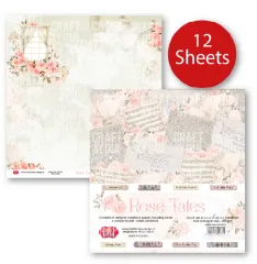 Rose Tales - 12x12 Paper Set (12 Bögen)