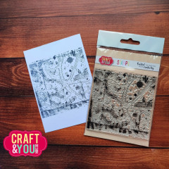 Craft and You - Clear Stamps - Old Town Map