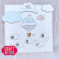 Craft and You - Clear Stamps - Birth Certificates Stamps