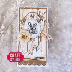 Craft and You - Clear Stamps - Funny Bunnies