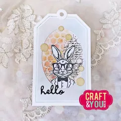 Craft and You - Clear Stamps - Funny Bunnies