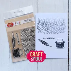 Craft and You - Clear Stamps - Typewriter