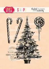 Craft and You - Clear Stamps - Christmas Tree