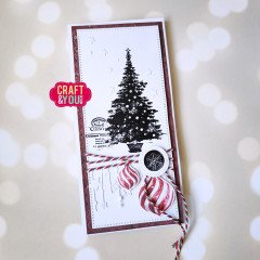 Craft and You - Clear Stamps - Christmas Tree