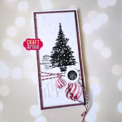Craft and You - Clear Stamps - Christmas Tree