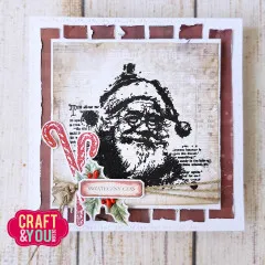Craft and You - Clear Stamps - Santa Claus
