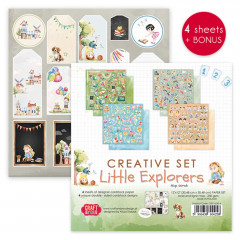 Little Explorers - 12x12 Paper Set (4 Bögen)