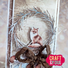 Craft and You - Cutting Dies - Coniferous Wreath