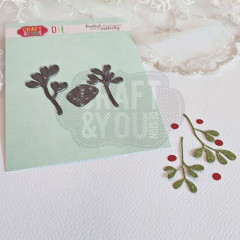 Craft and You - Cutting Dies - Mistletoe Twigs