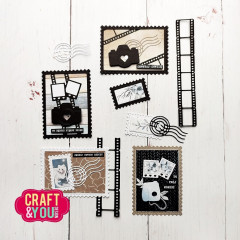 Craft and You - Cutting Dies - ATC Frame with Stamp