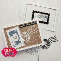 Craft and You - Cutting Dies - ATC Frame with Stamp