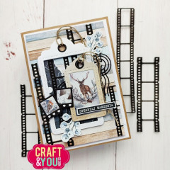 Craft and You - Cutting Dies - Film Strip 3x10 cm