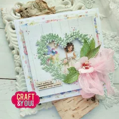 Craft and You - Cutting Dies - Flowerheart Frame