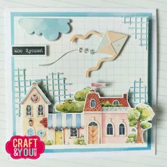 Craft and You - Cutting Dies - Checkered Backround