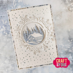 Craft and You - Cutting Dies - Snowflakes Frame