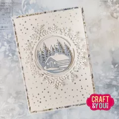 Craft and You - Cutting Dies - Snowflakes Frame