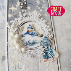 Craft and You - Cutting Dies - Snowflakes Frame