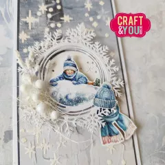 Craft and You - Cutting Dies - Snowflakes Frame