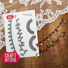 Craft and You - Cutting Dies - Christmas Lights