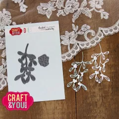 Craft and You - Cutting Dies - Sprig of Mistletoe