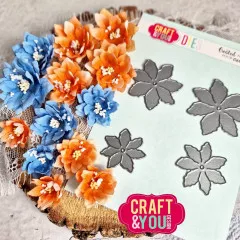 Craft and You - Cutting Dies - Magdas Seven Petal Flower