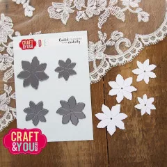 Craft and You - Cutting Dies - Magdas Seven Petal Flower