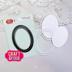 Craft and You - Cutting Dies - Oval Doily