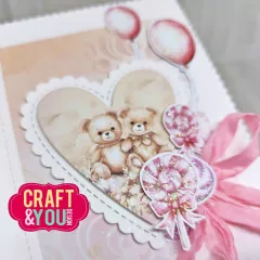 Craft and You - Cutting Dies - Biscuit Frame Hearts