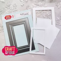 Craft and You - Cutting Dies - Biscuit Photo Frames