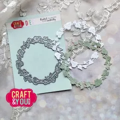 Craft and You - Cutting Dies - Ivy Wreath