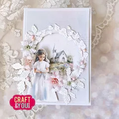 Craft and You - Cutting Dies - Ivy Wreath