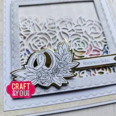 Craft and You - Cutting Dies - Square Decorative Stiches
