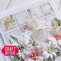 Craft and You - Cutting Dies - Square Decorative Stiches