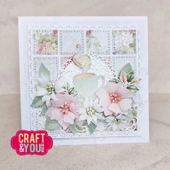 Craft and You - Cutting Dies - Square Decorative Stiches