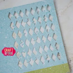 Craft and You - Cutting Dies - Rhombus Background