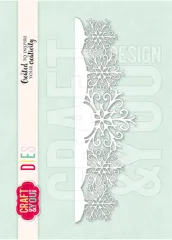 Craft and You - Cutting Dies - Snowflakes Border