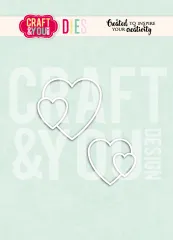 Craft and You - Cutting Dies - Hearts by Gosia
